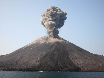 Krakatau - High erupted